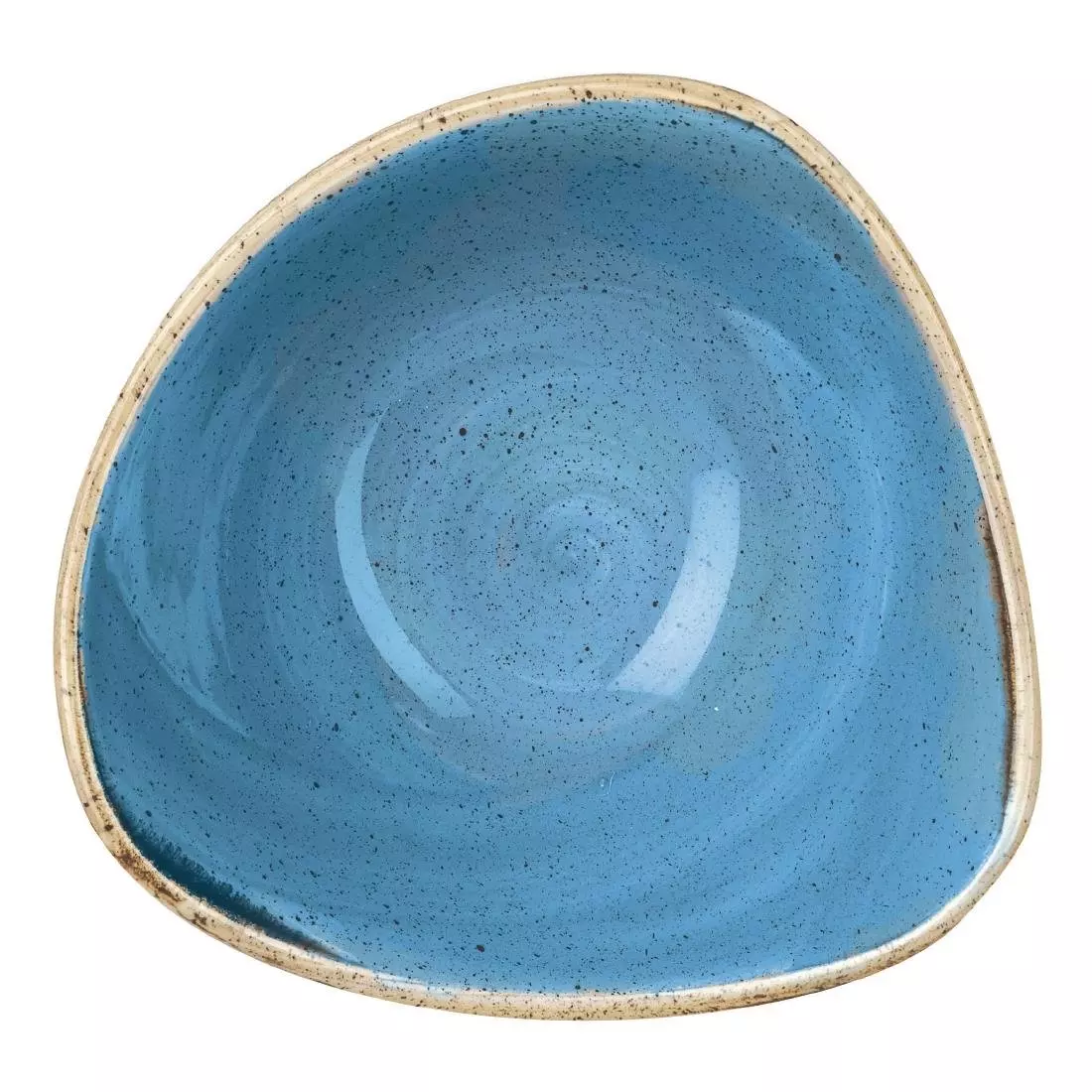 Een Churchill Stonecast Cornflower Blue driehoekige kom 15.3 cm pak van 12 koop je bij ShopXPress