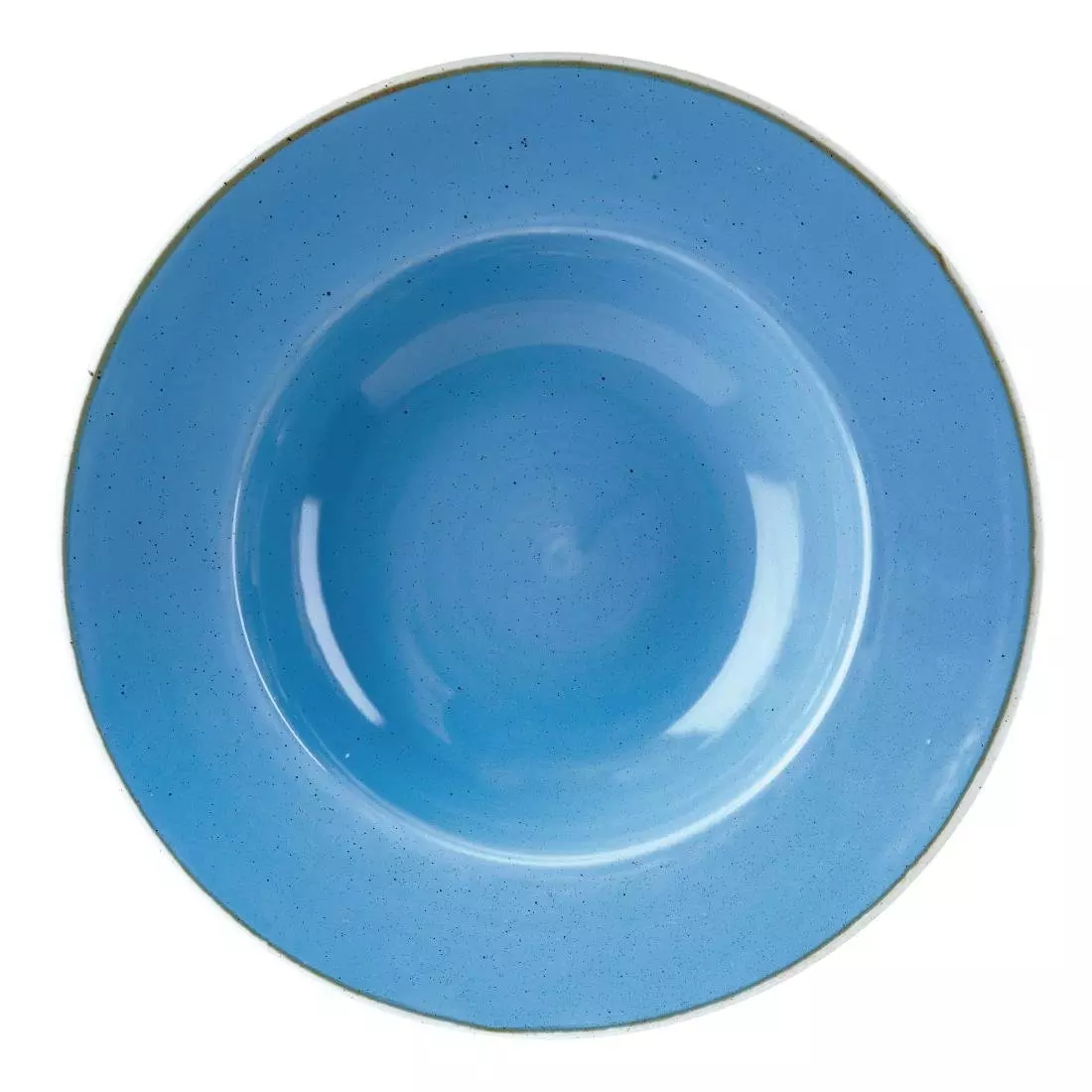 Een Churchill Stonecast Cornflower Blue kom met brede rand Large 27.69 cm pak van 12 koop je bij ShopXPress