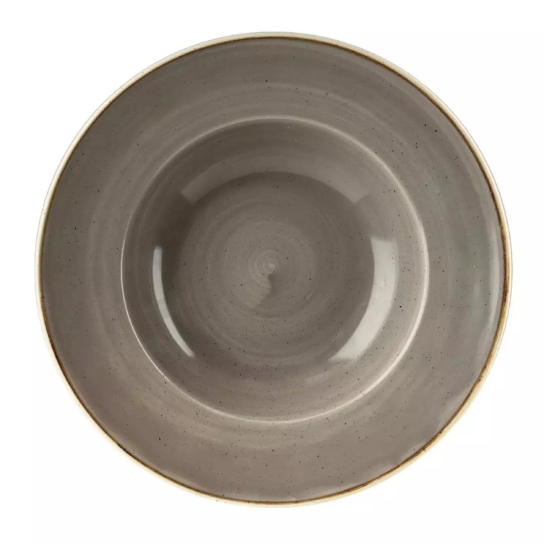 Een Churchill Stonecast Grey kom met brede rand Medium 23.88 cm pak van 12 koop je bij ShopXPress