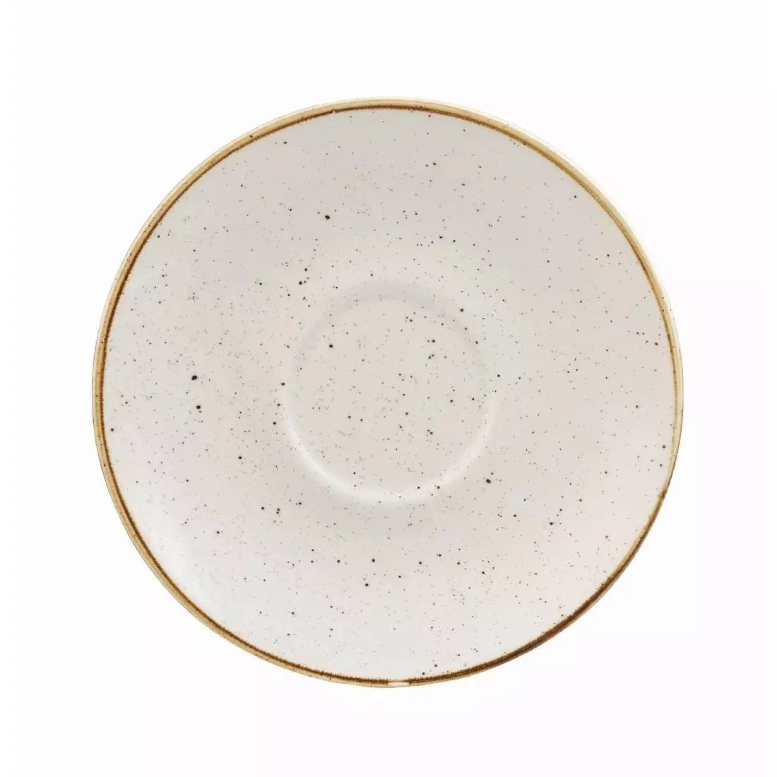 Een Churchill Stonecast Barley White cappuccino schotel 15.6 cm pak van 12 koop je bij ShopXPress