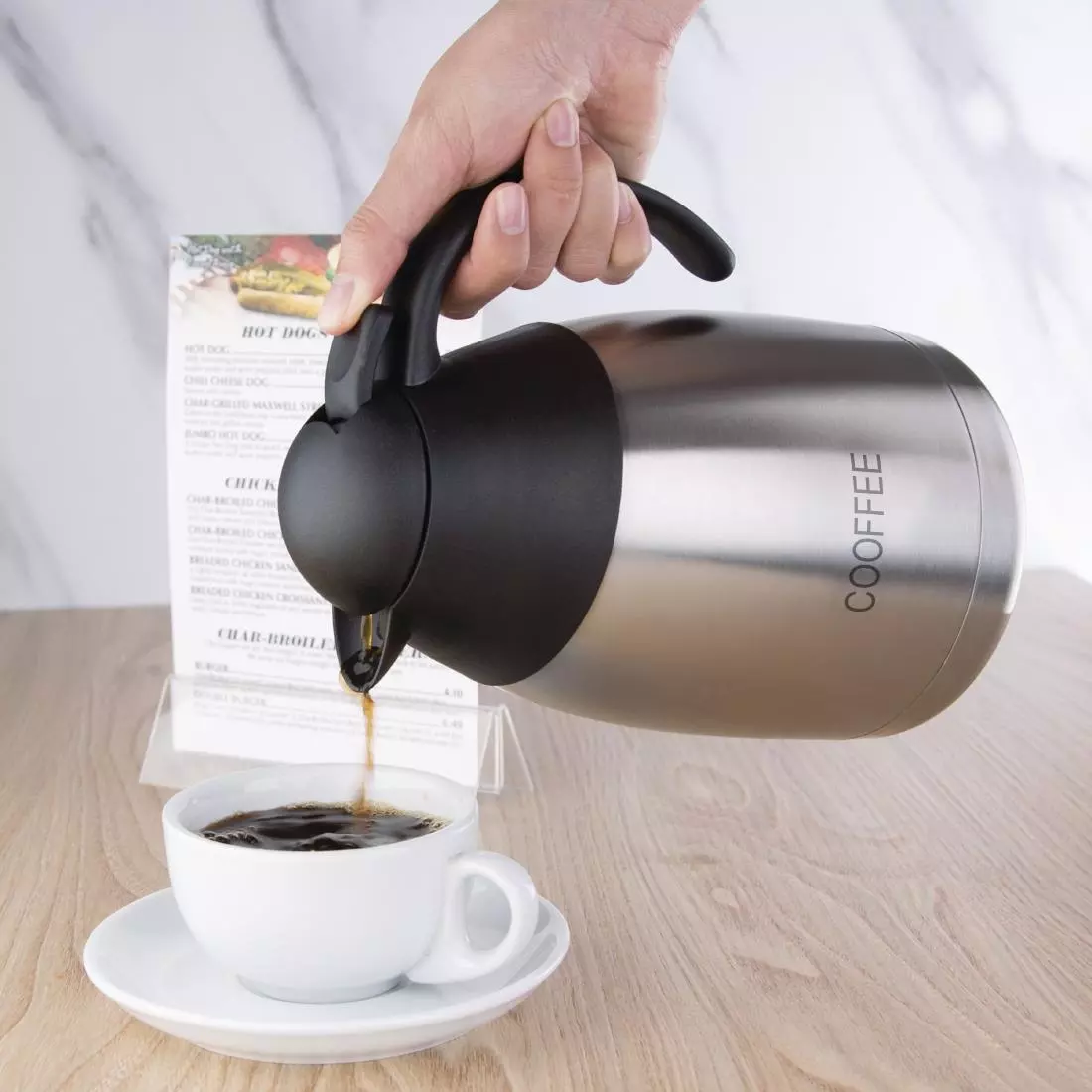 Een Olympia thermoskan RVS 1,5L COFFEE koop je bij ShopXPress