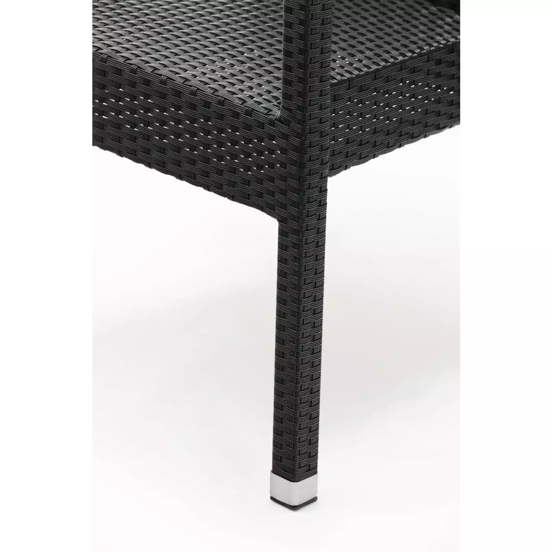 Een Bolero polyrotan stoelen met armleuning antraciet (4 stuks) koop je bij ShopXPress