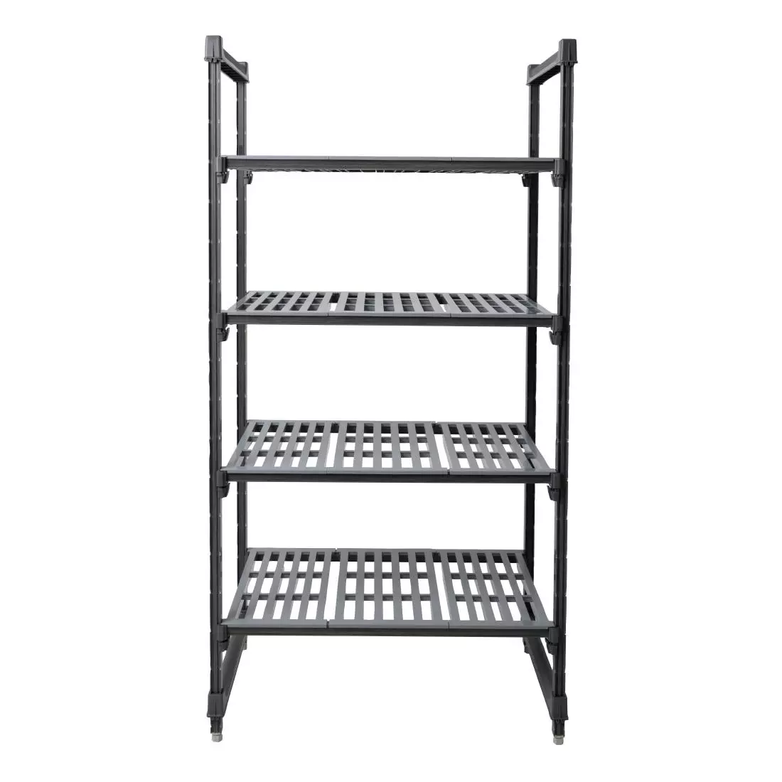 Een Cambro stelling 183cm hoog 4 schappen - 61cm diep - 91,5cm breed koop je bij ShopXPress