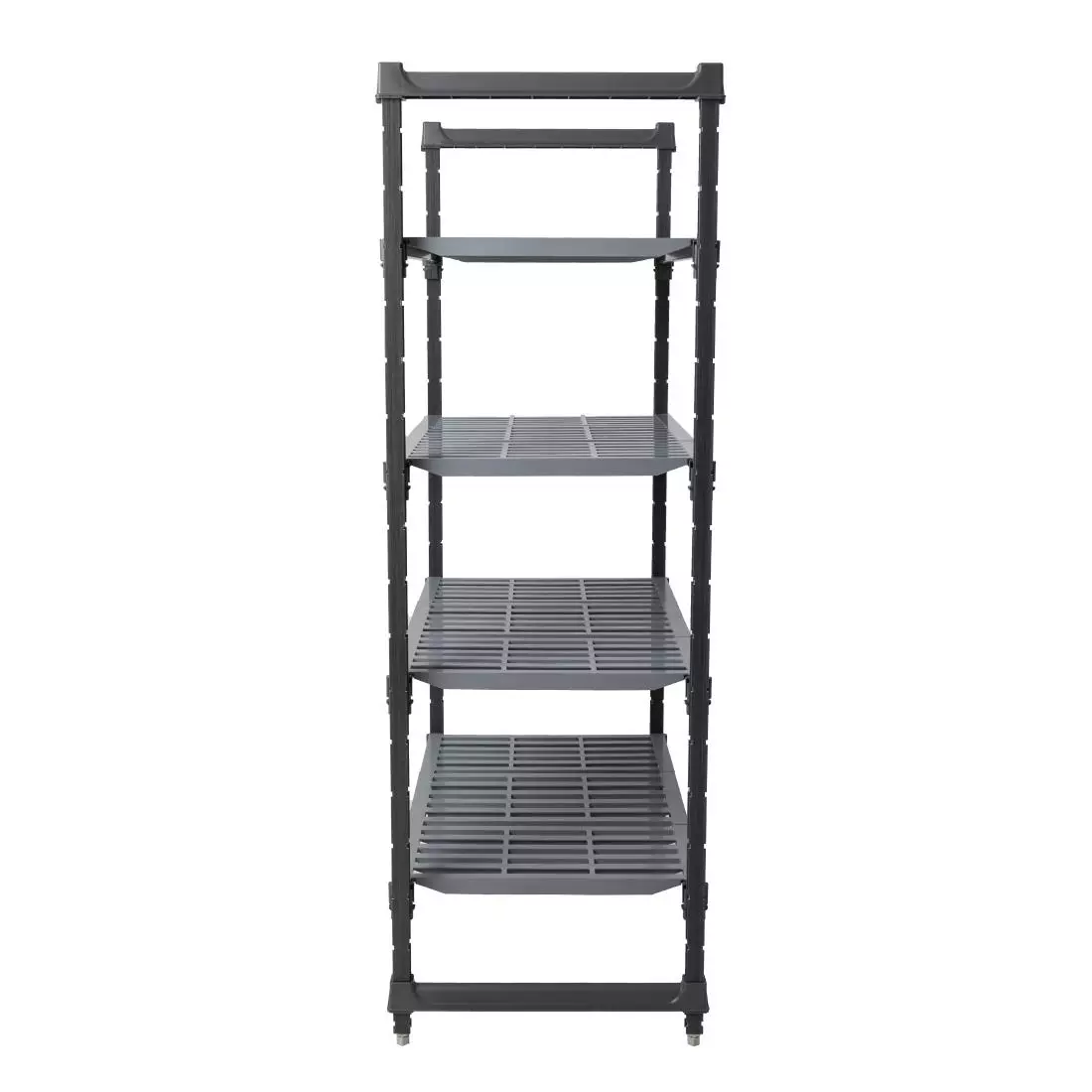 Een Cambro stelling 183cm hoog 4 schappen - 61cm diep - 91,5cm breed koop je bij ShopXPress