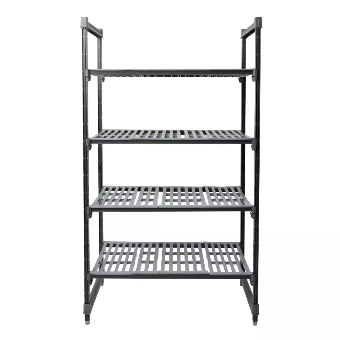 Een Cambro stelling 183cm hoog 4 schappen - 61cm diep - 107cm breed koop je bij ShopXPress