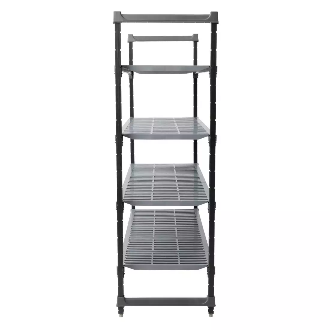 Een Cambro stelling 183cm hoog 4 schappen - 61cm diep - 152,5cm breed koop je bij ShopXPress