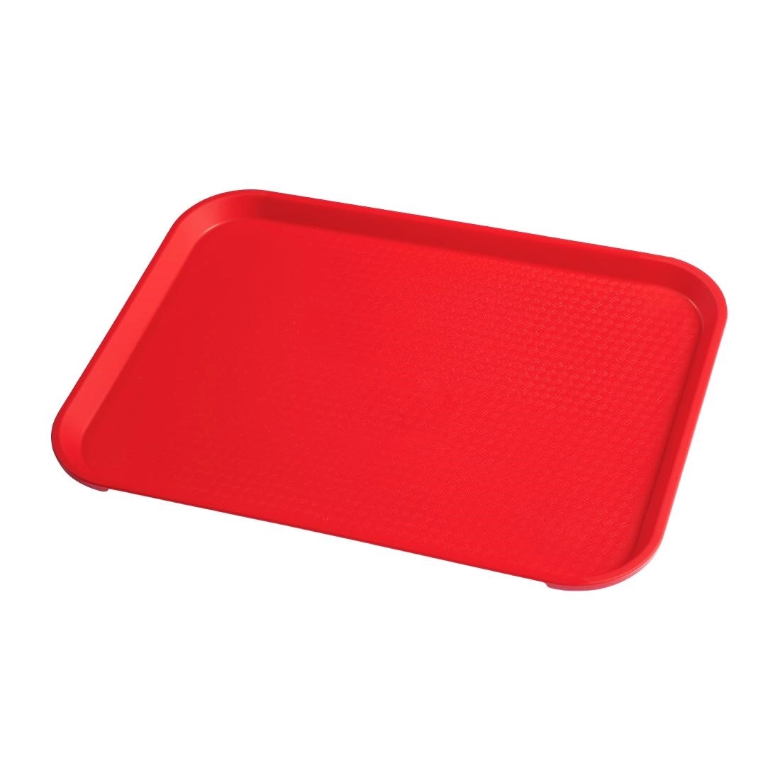 Een Cambro polypropyleen fastfood dienblad rood 410mm koop je bij ShopXPress