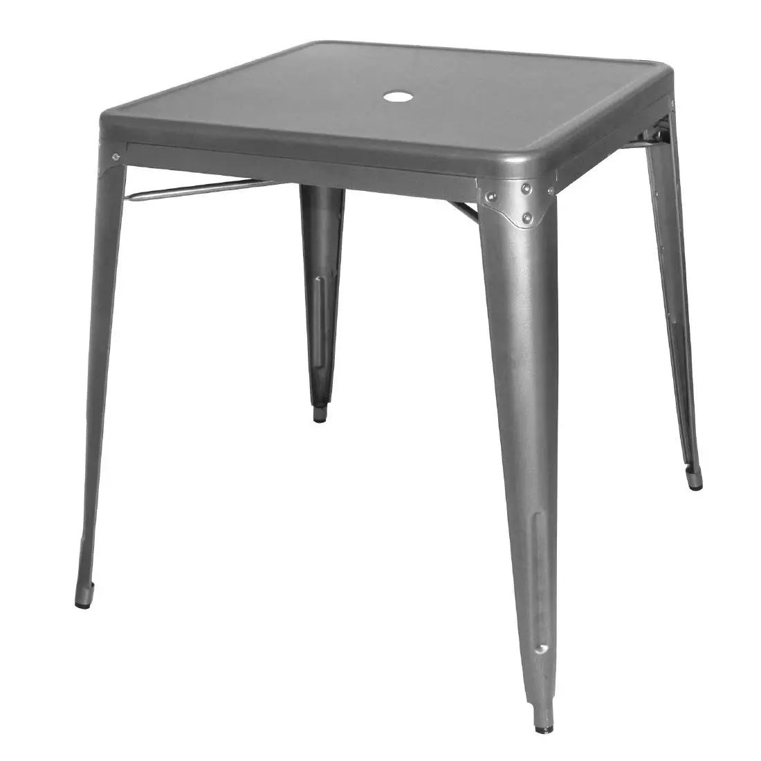 Een Bolero Bistro vierkante tafel grijs 66cm koop je bij ShopXPress