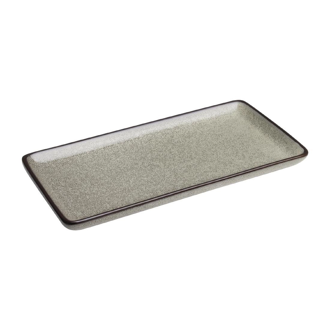 Een Olympia Mineral rechthoekig bord 23x12cm (6 stuks) koop je bij Supplierz BV