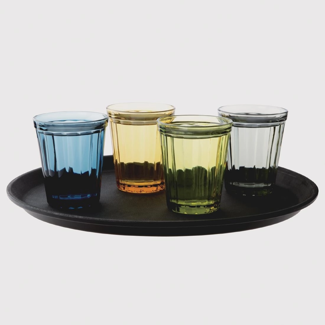 Een Olympia Cabot glazen tumbler blauw 26cl (6 stuks) koop je bij Supplierz BV