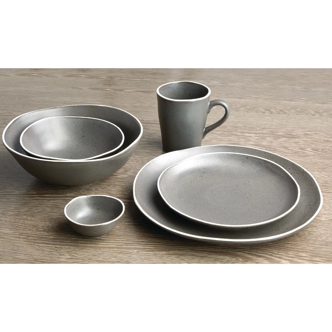 Vous pouvez acheter un Assiettes plates grises Chia Olympia 20,5 cm (x6) chez Supplierz BV