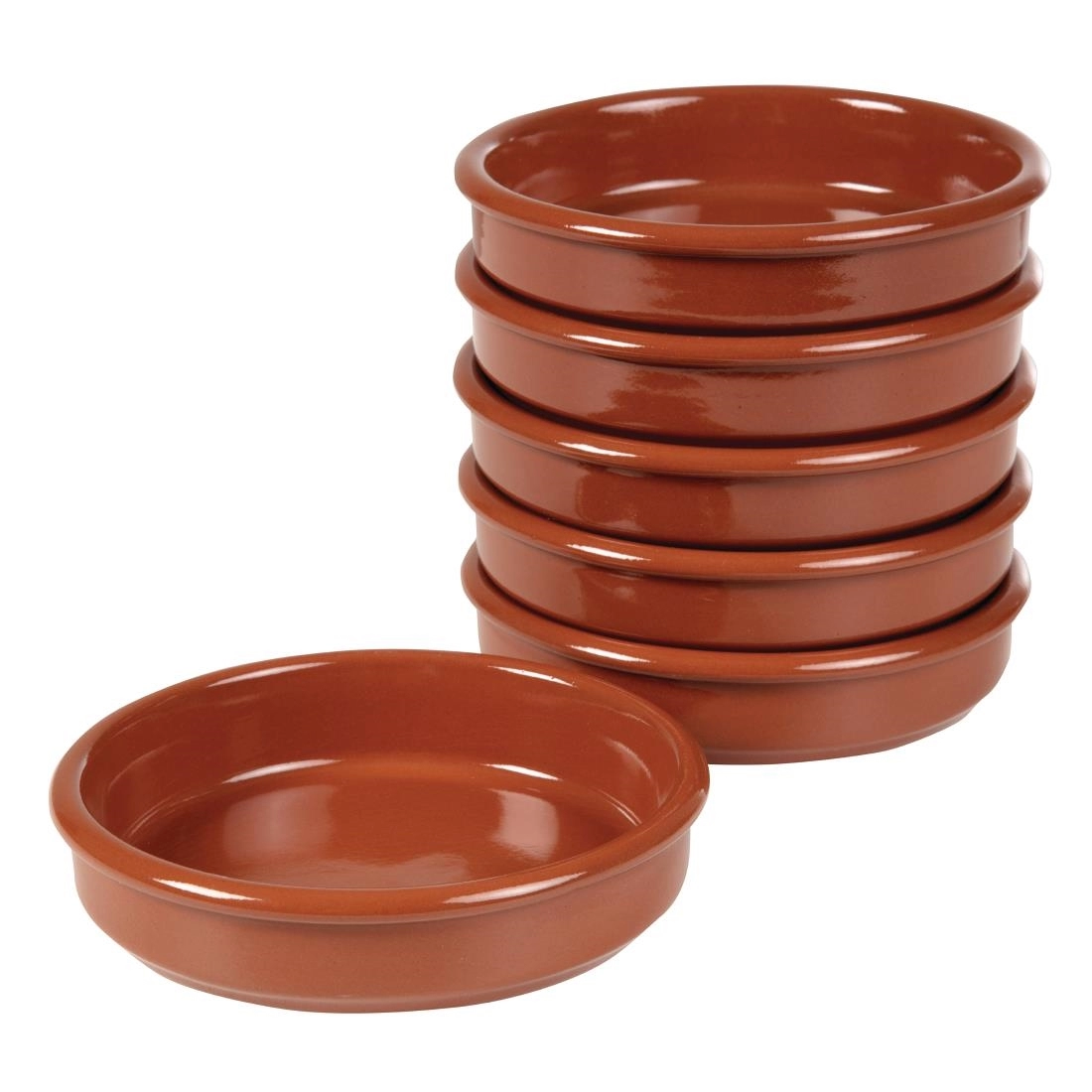 Een Terracotta tapasschaaltjes 12,8cm (24 stuks) koop je bij ShopXPress