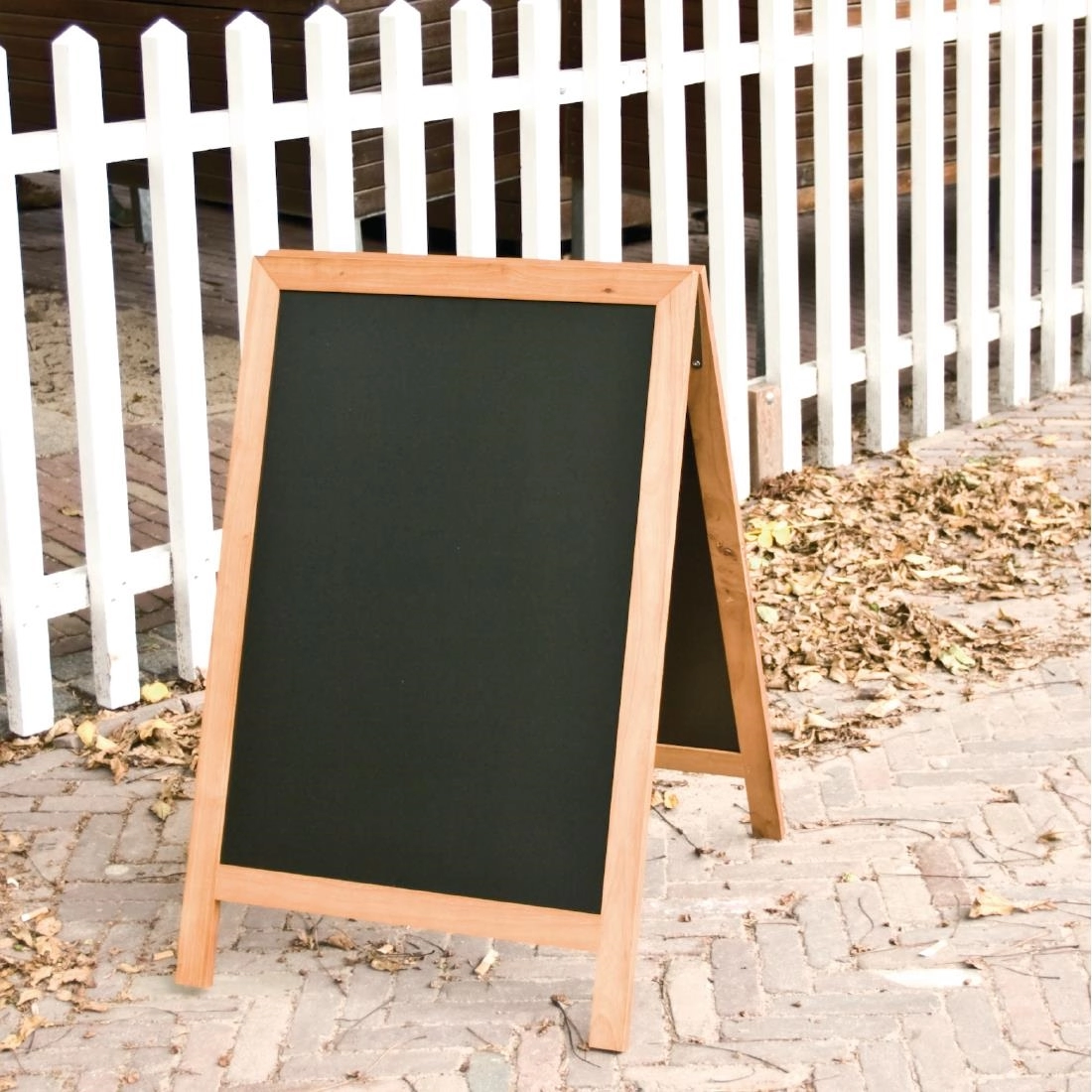 Buy your Securit Duplo teakhouten stoepbord 85x55cm at Supplierz BV