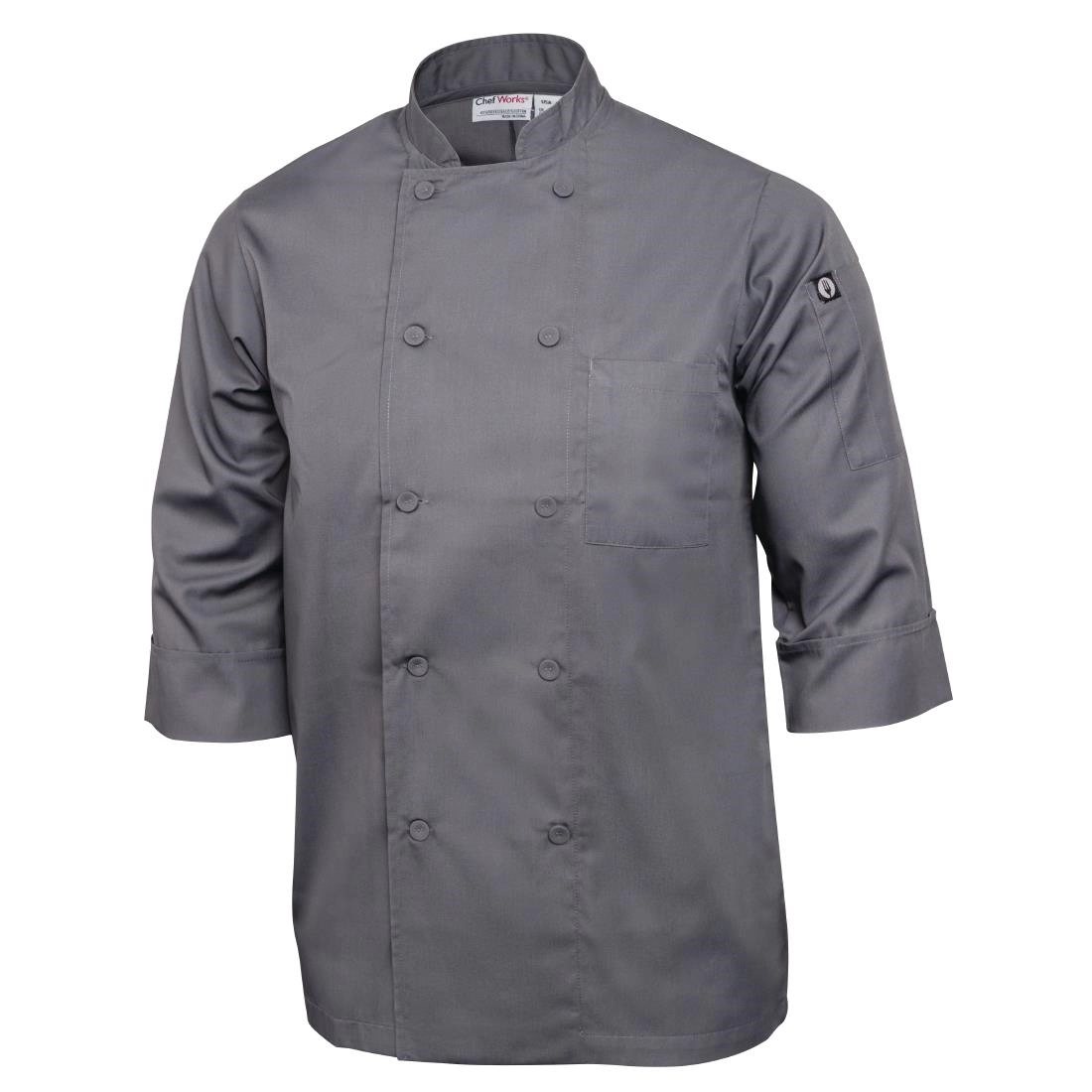 Een Chef Works unisex koksbuis grijs L koop je bij Supplierz BV