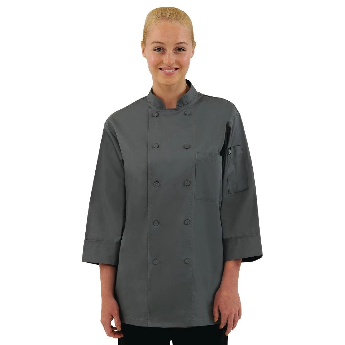 Een Chef Works unisex koksbuis grijs L koop je bij Supplierz BV