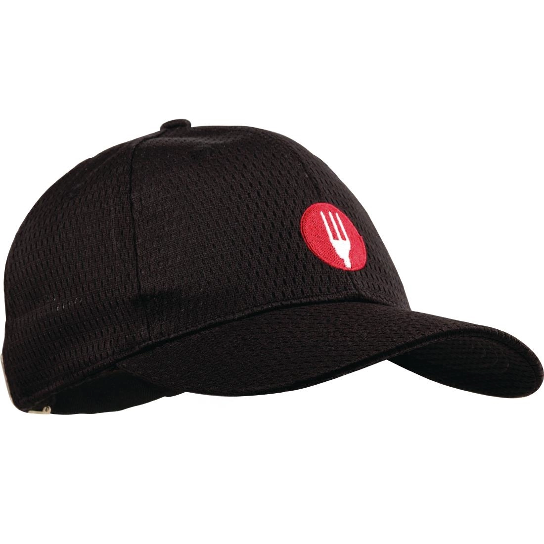 Een Chef Works Cool Vent baseball cap zwart koop je bij Supplierz BV