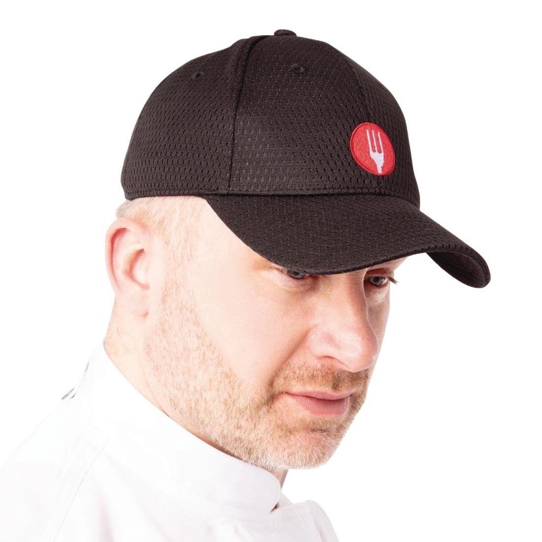 Een Chef Works Cool Vent baseball cap zwart koop je bij Supplierz BV