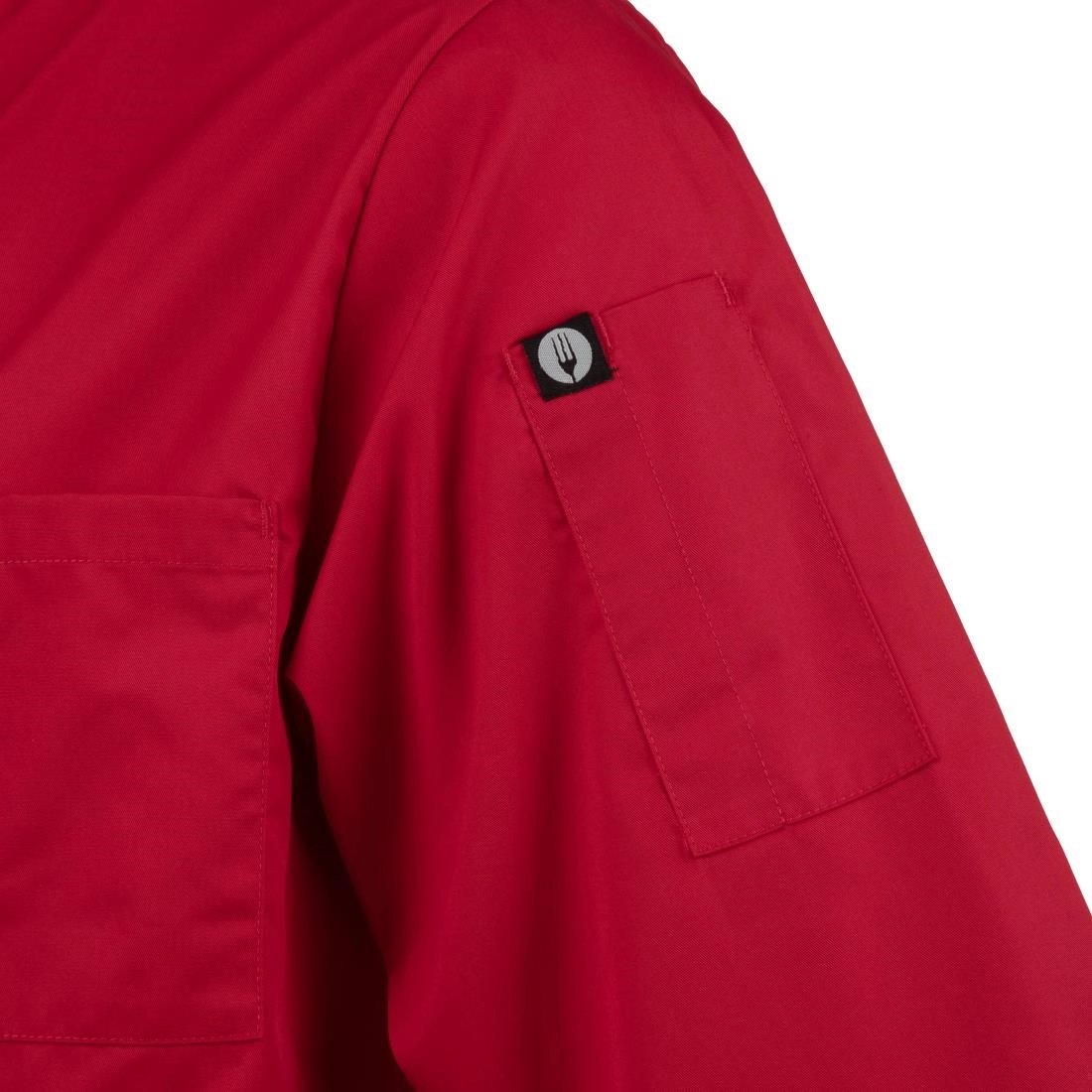 Een Chef Works unisex koksbuis rood L koop je bij Supplierz BV