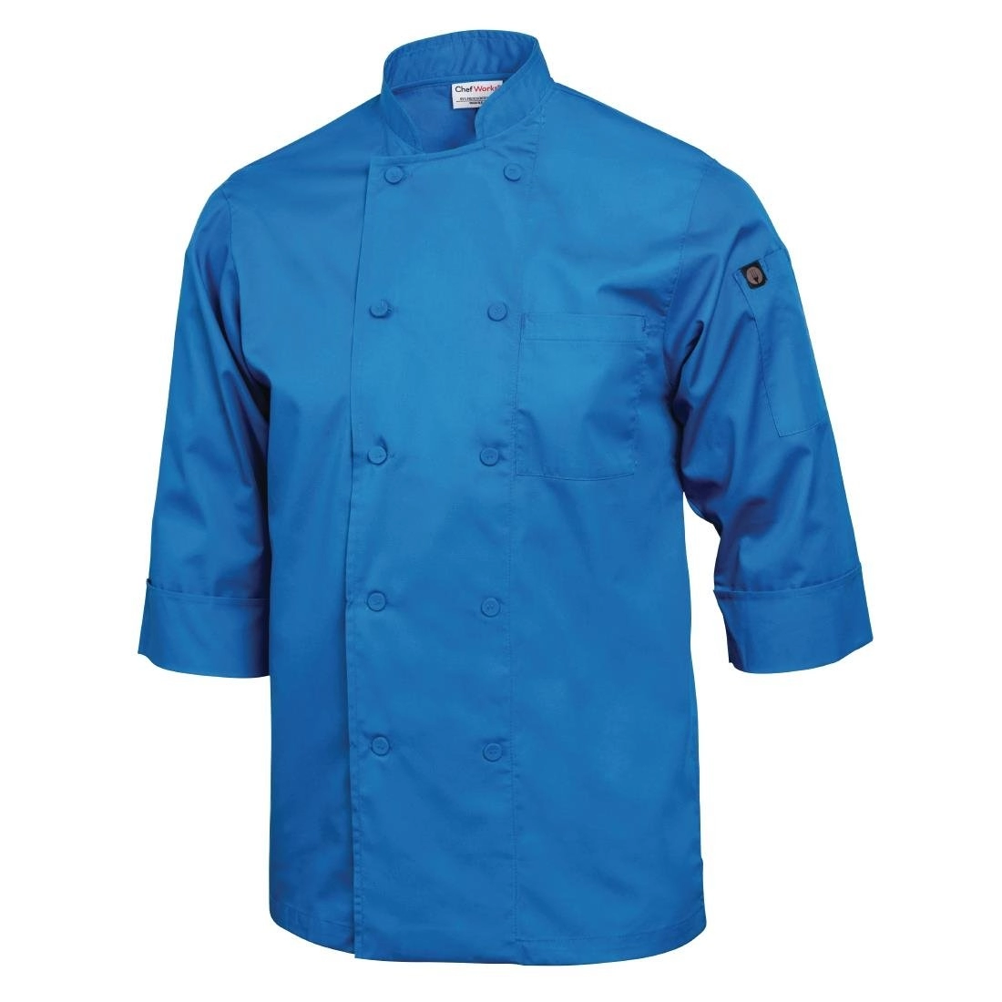 Een Chef Works unisex koksbuis blauw M koop je bij Supplierz BV