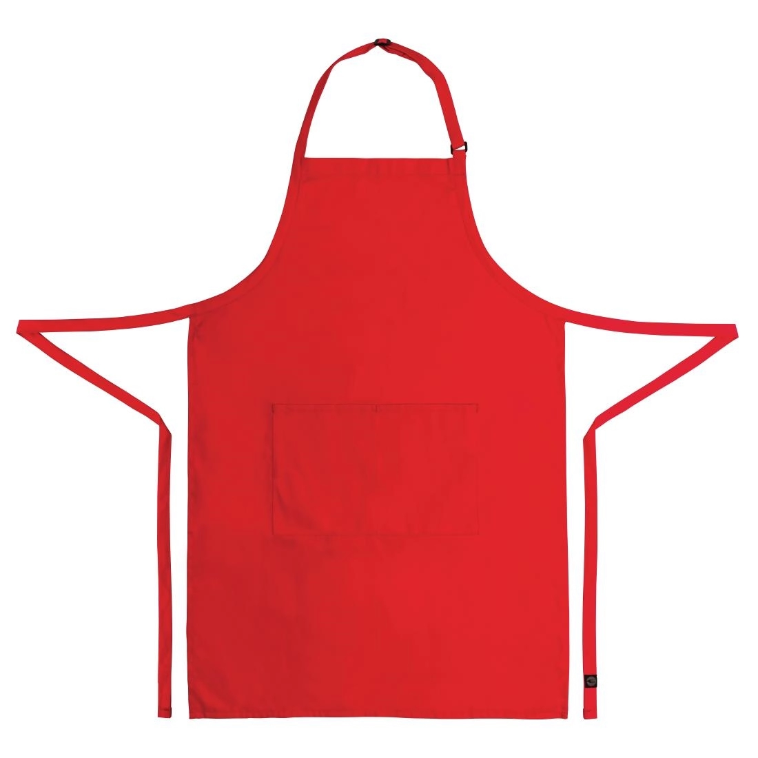 Vous pouvez acheter un Tablier bavette Chef Works rouge chez Supplierz BV