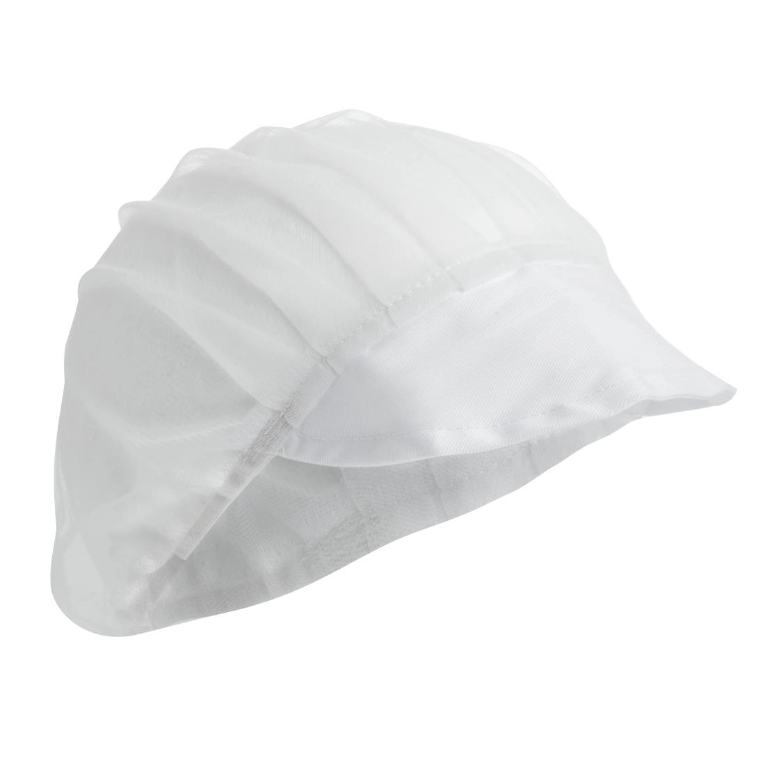 Een Whites nylon haarnet met klep wit koop je bij Supplierz BV