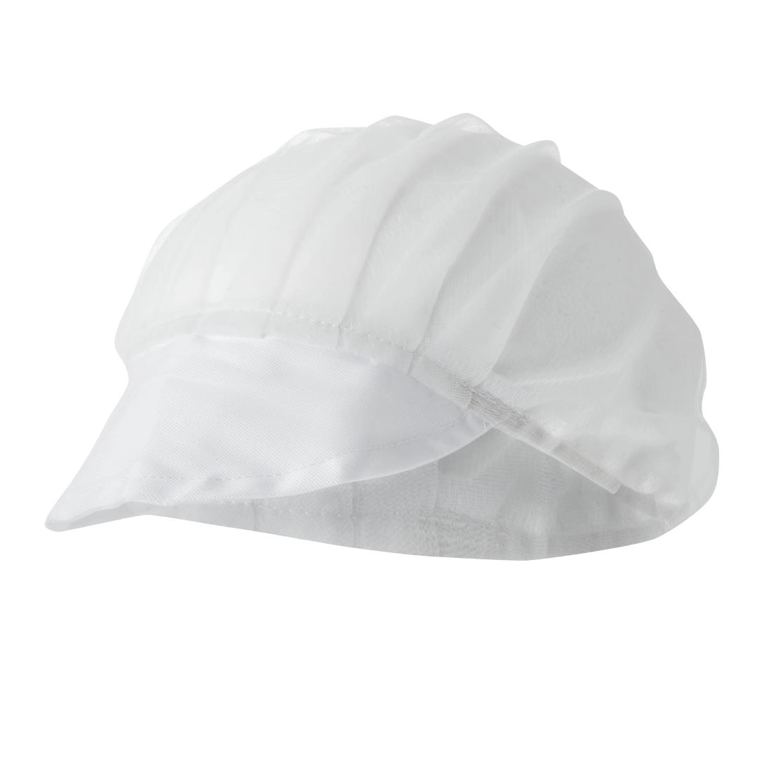 Een Whites nylon haarnet met klep wit koop je bij Supplierz BV