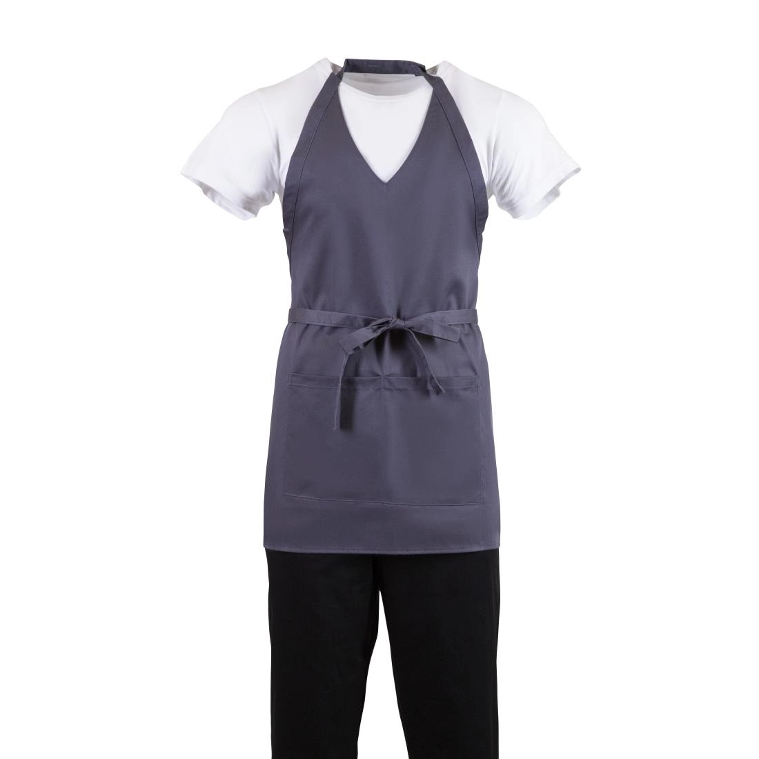 Vous pouvez acheter un Tablier serveur col en V Whites gris anthracite chez Supplierz BV