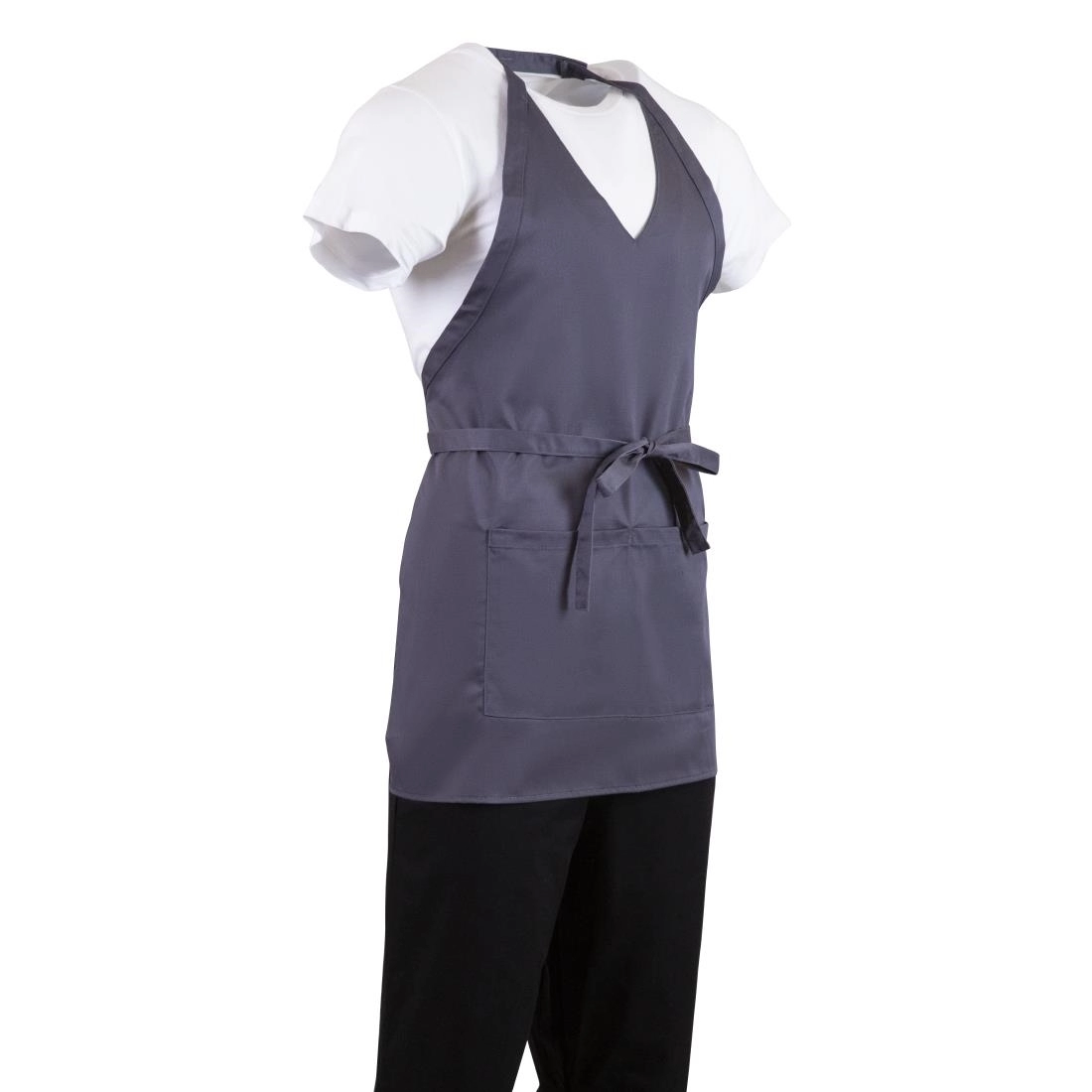 Vous pouvez acheter un Tablier serveur col en V Whites gris anthracite chez Supplierz BV