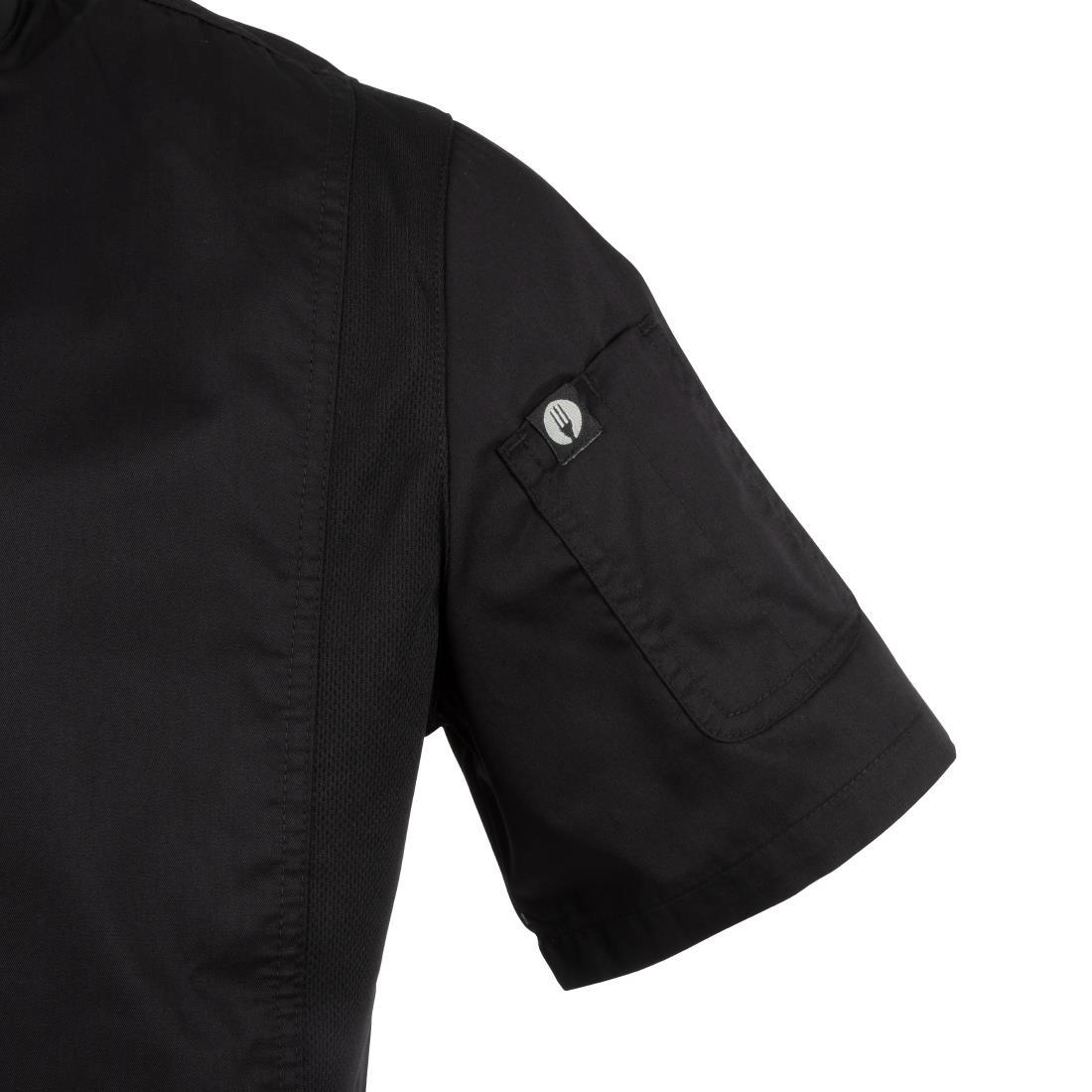 Een Chef Works Springfield unisex koksbuis met rits zwart S koop je bij Supplierz BV