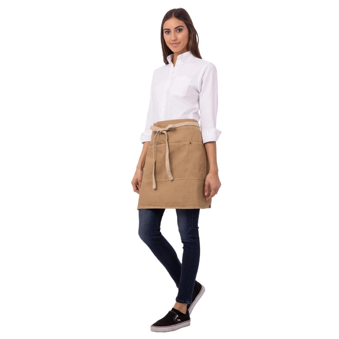 Een Chef Works Urban Austin Denim standaard sloof beige koop je bij Supplierz BV