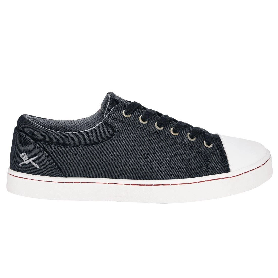 Een Shoes for Crews Grind vegan herenschoenen zwart 46 koop je bij Supplierz BV