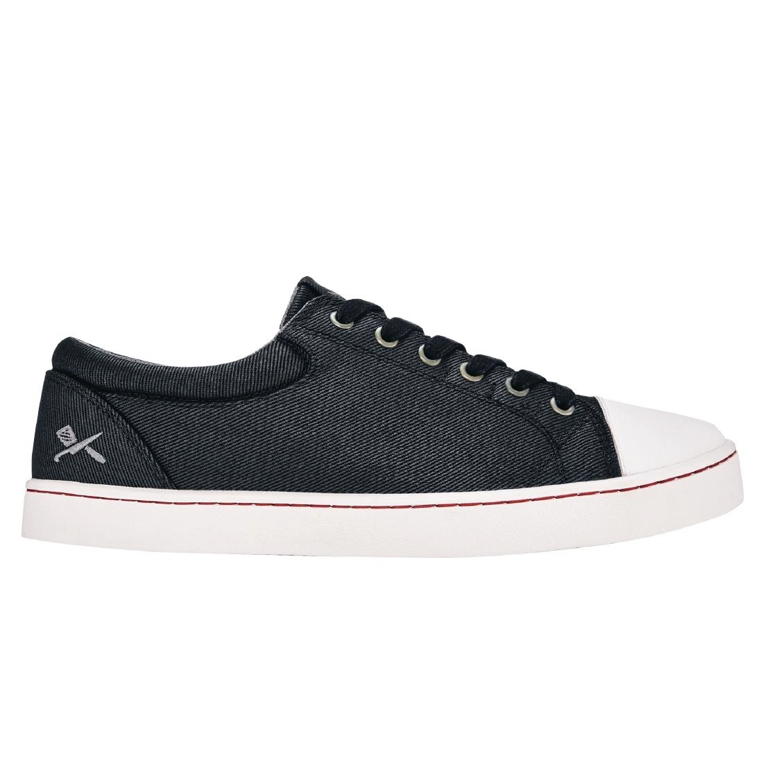 Een Shoes for Crews Grind vegan herenschoenen zwart 46 koop je bij Supplierz BV