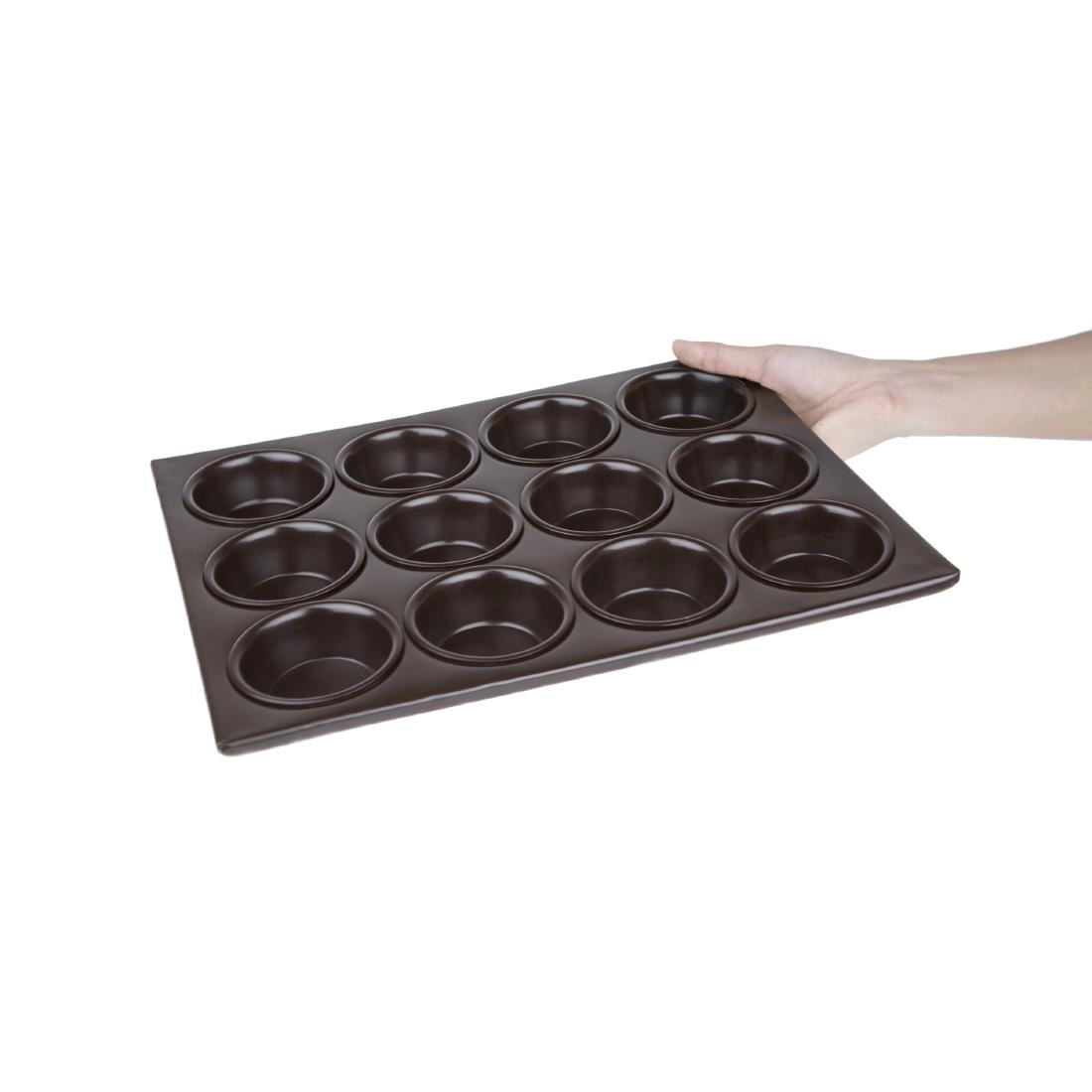 Een Vogue aluminium anti-kleef bakvorm 12 muffins koop je bij Supplierz BV