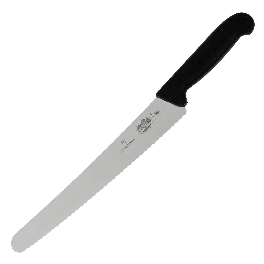 Sie können einen Victorinox Fibrox Konditormesser Wellenschliff 25,5cm bei Supplierz BV kaufen