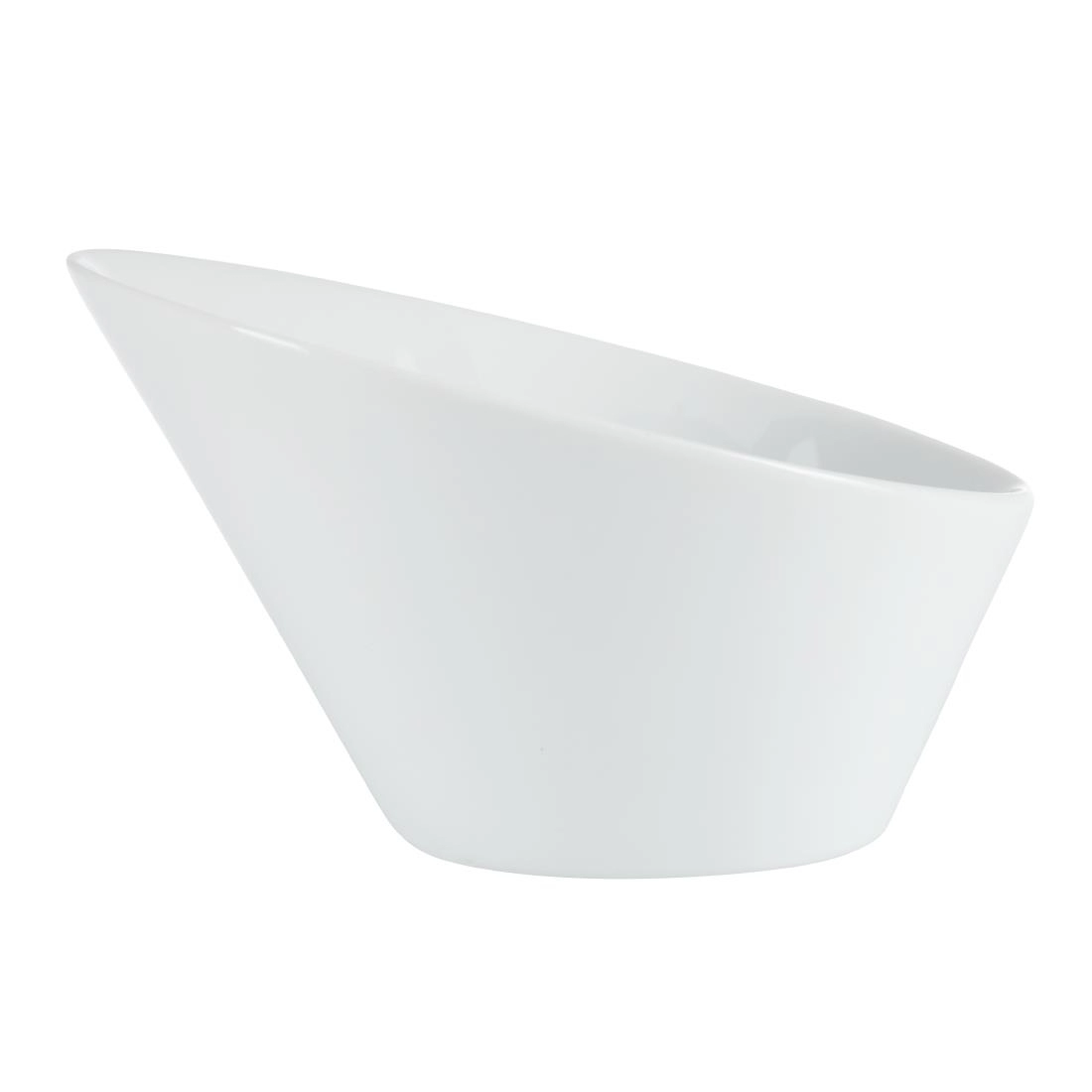 Een Olympia Whiteware ovale hellende kommen 13,3x15,4cm (4 stuks) koop je bij Supplierz BV