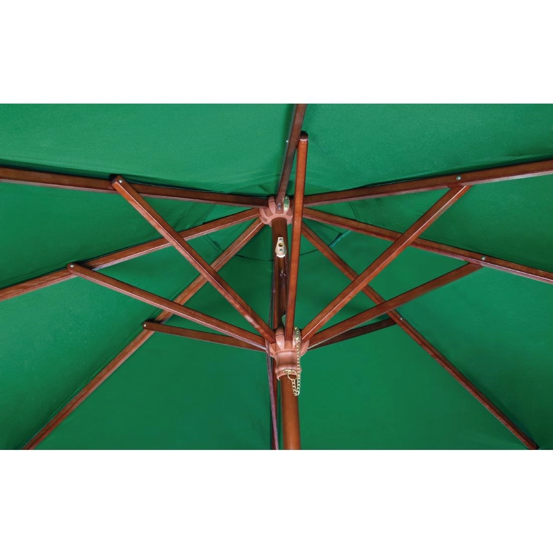 Een Bolero ronde parasol groen 2,5m koop je bij Supplierz BV