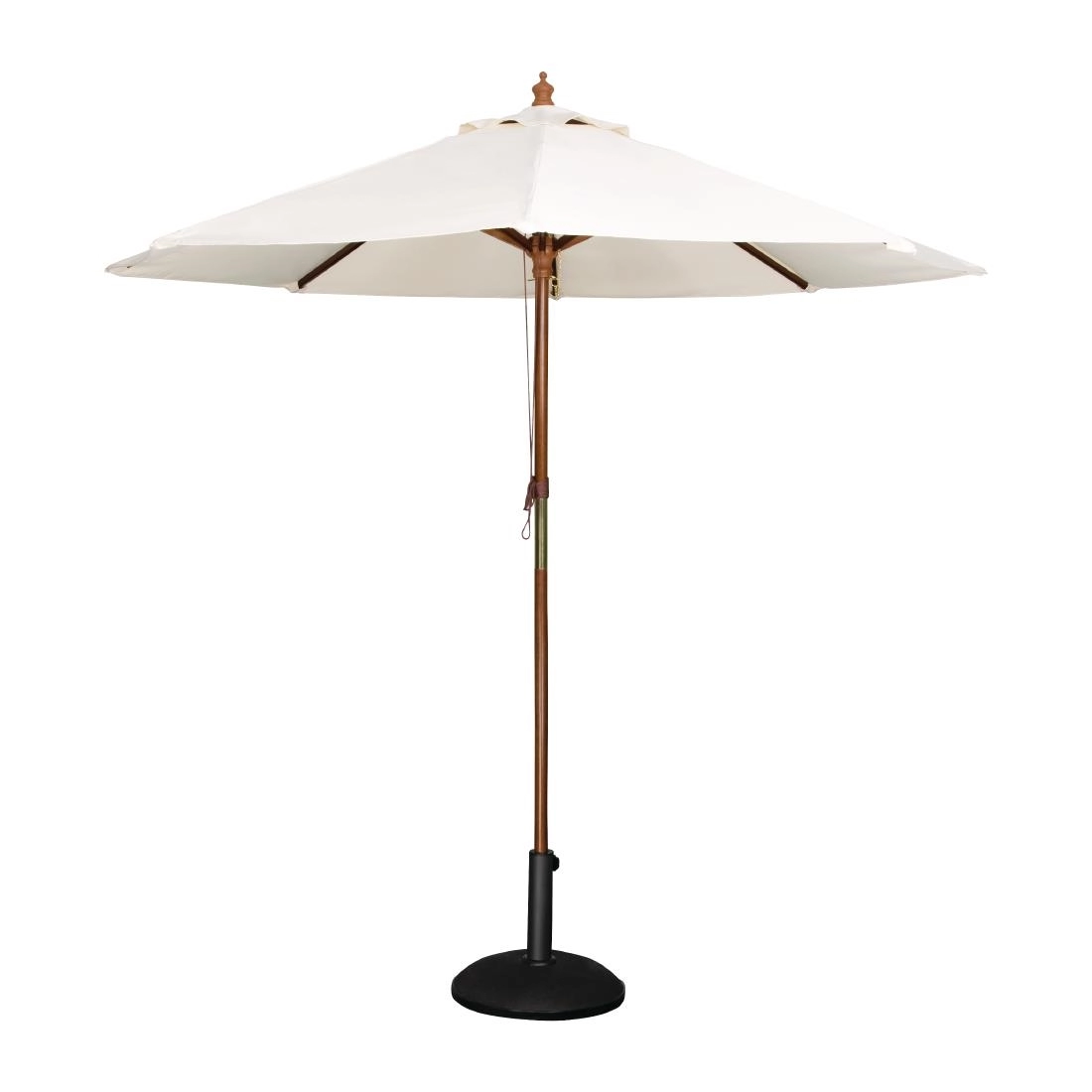 Een Bolero ronde parasol creme 2,5 meter koop je bij Supplierz BV