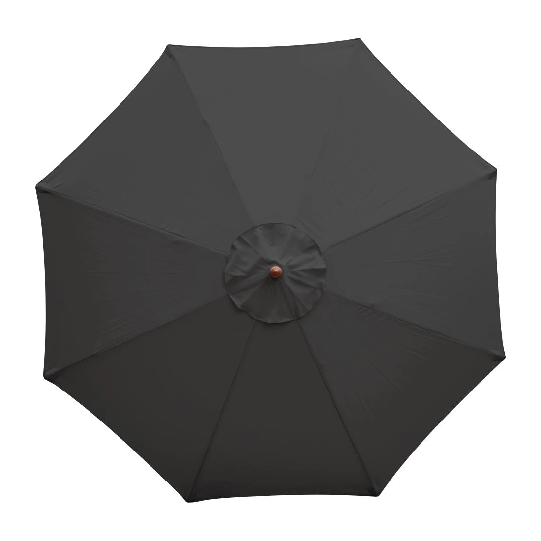 Een Bolero ronde parasol zwart 2,5 meter koop je bij Supplierz BV