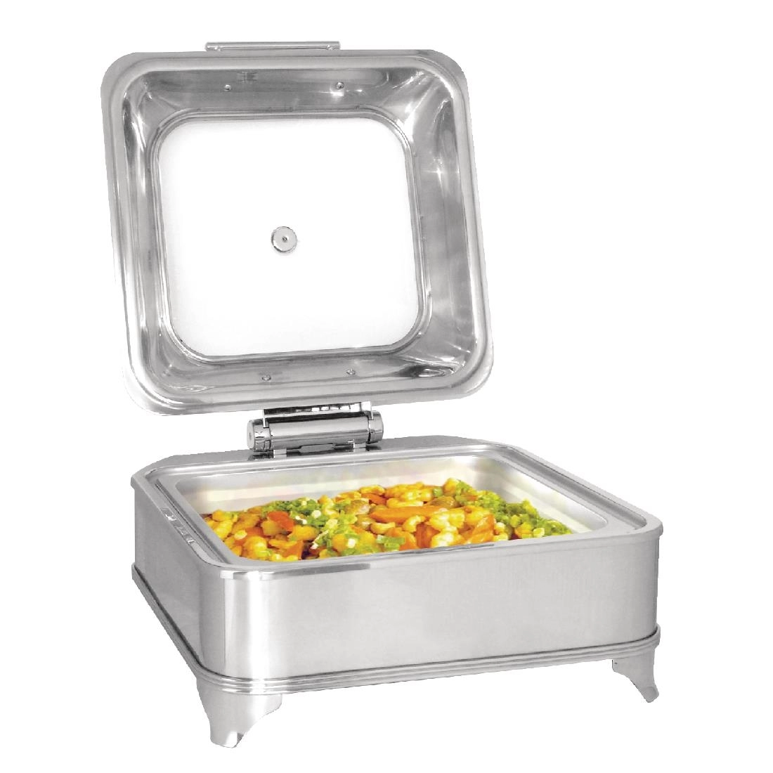 Een Olympia vierkante elektrische chafing dish koop je bij Supplierz BV