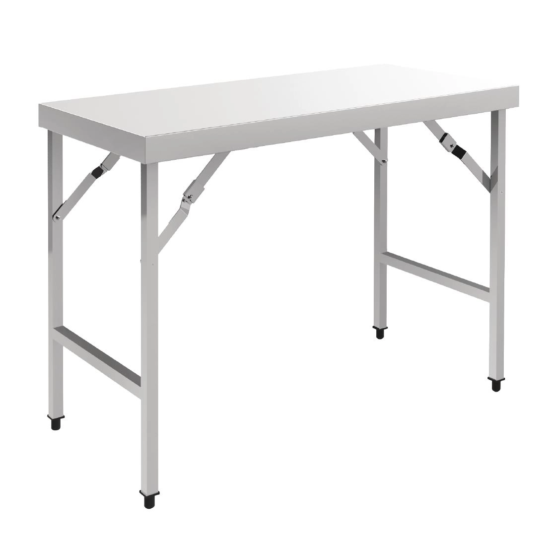 Een Vogue inklapbare RVS werktafel 120cm koop je bij Supplierz BV