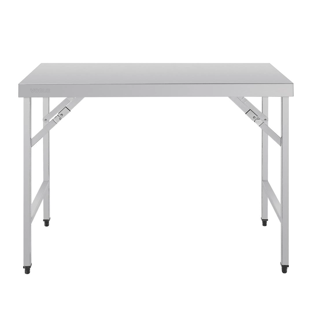 Een Vogue inklapbare RVS werktafel 120cm koop je bij Supplierz BV