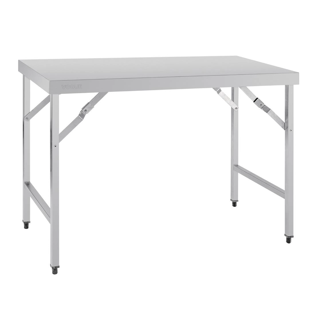 Een Vogue inklapbare RVS werktafel 120cm koop je bij Supplierz BV