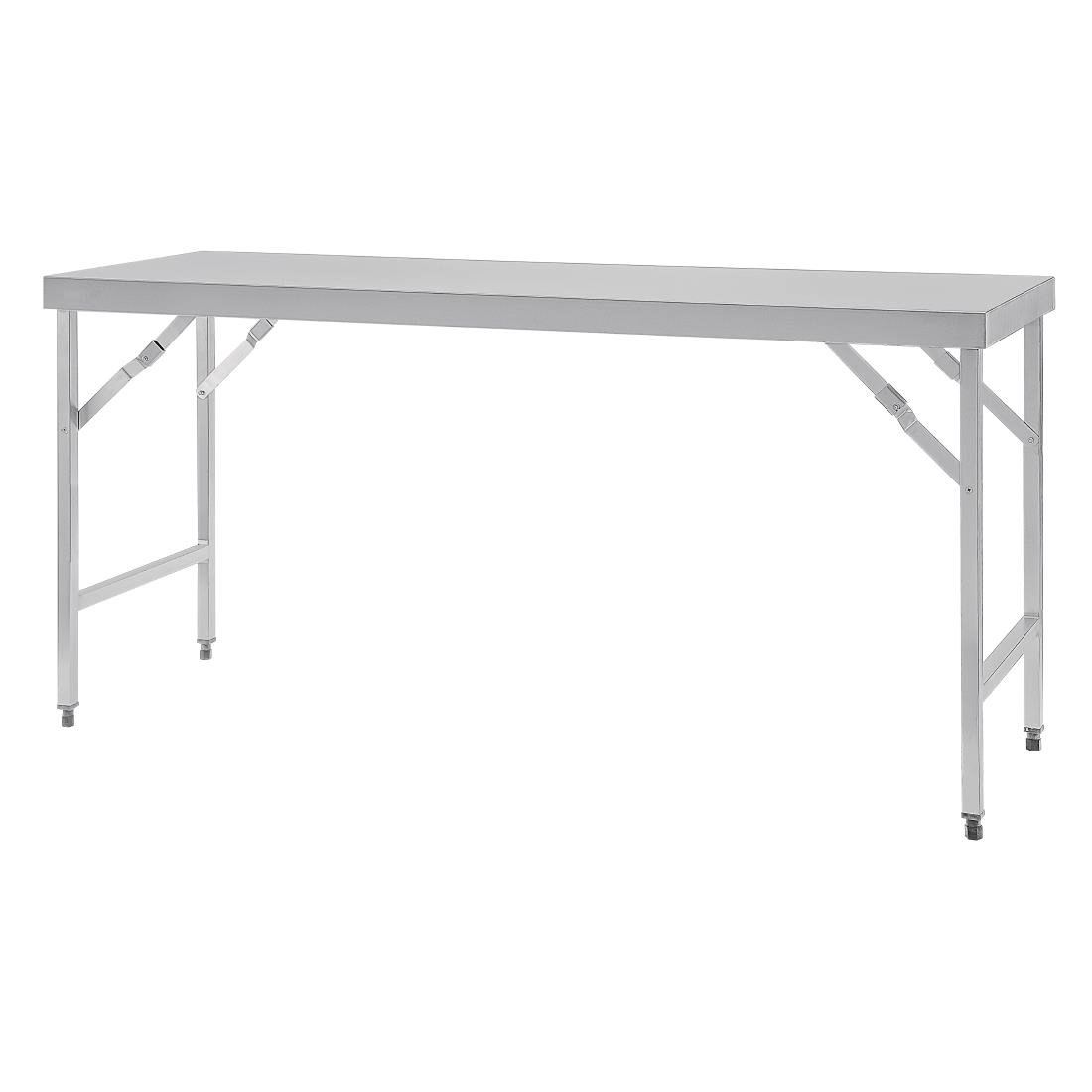 Een Vogue inklapbare RVS werktafel 180cm koop je bij Supplierz BV