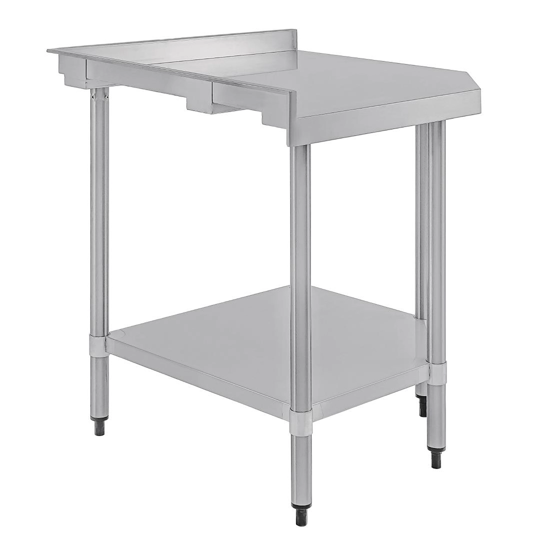 Een Vogue RVS werktafel hoekelement 60cm koop je bij Supplierz BV