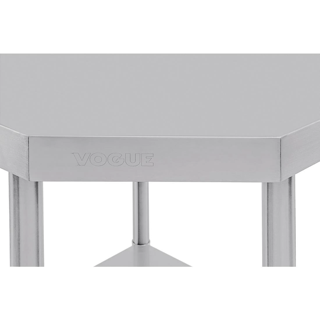 Een Vogue RVS werktafel hoekelement 60cm koop je bij Supplierz BV