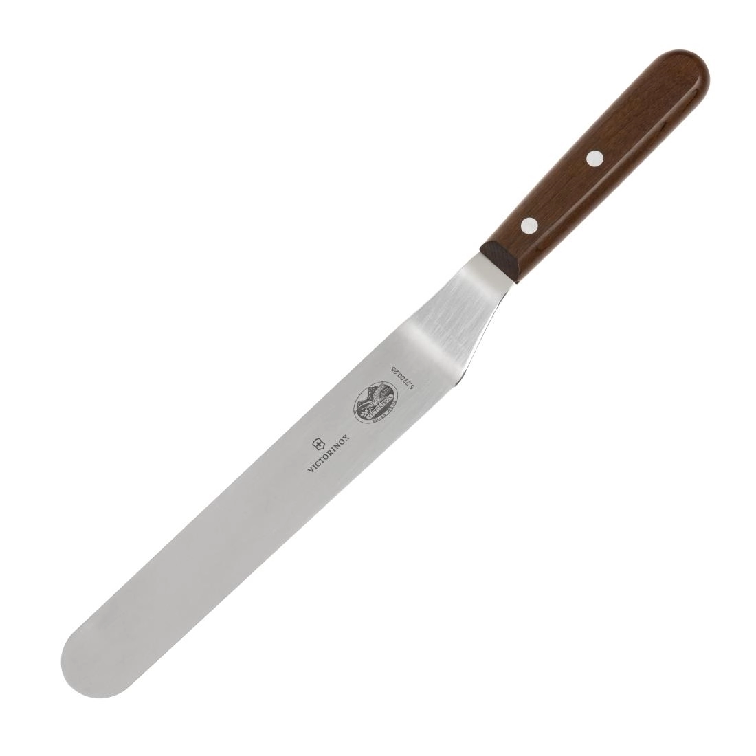 Een Victorinox Schuin Paletmes Met Houten Handvat, 25.5cm koop je bij Supplierz BV