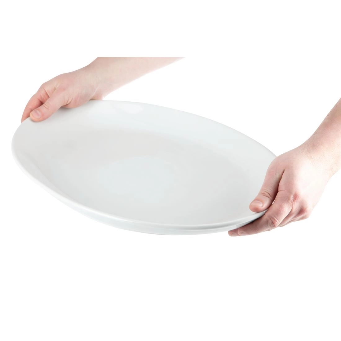 Een Olympia Whiteware diepe ovale schaal 50cm koop je bij Supplierz BV