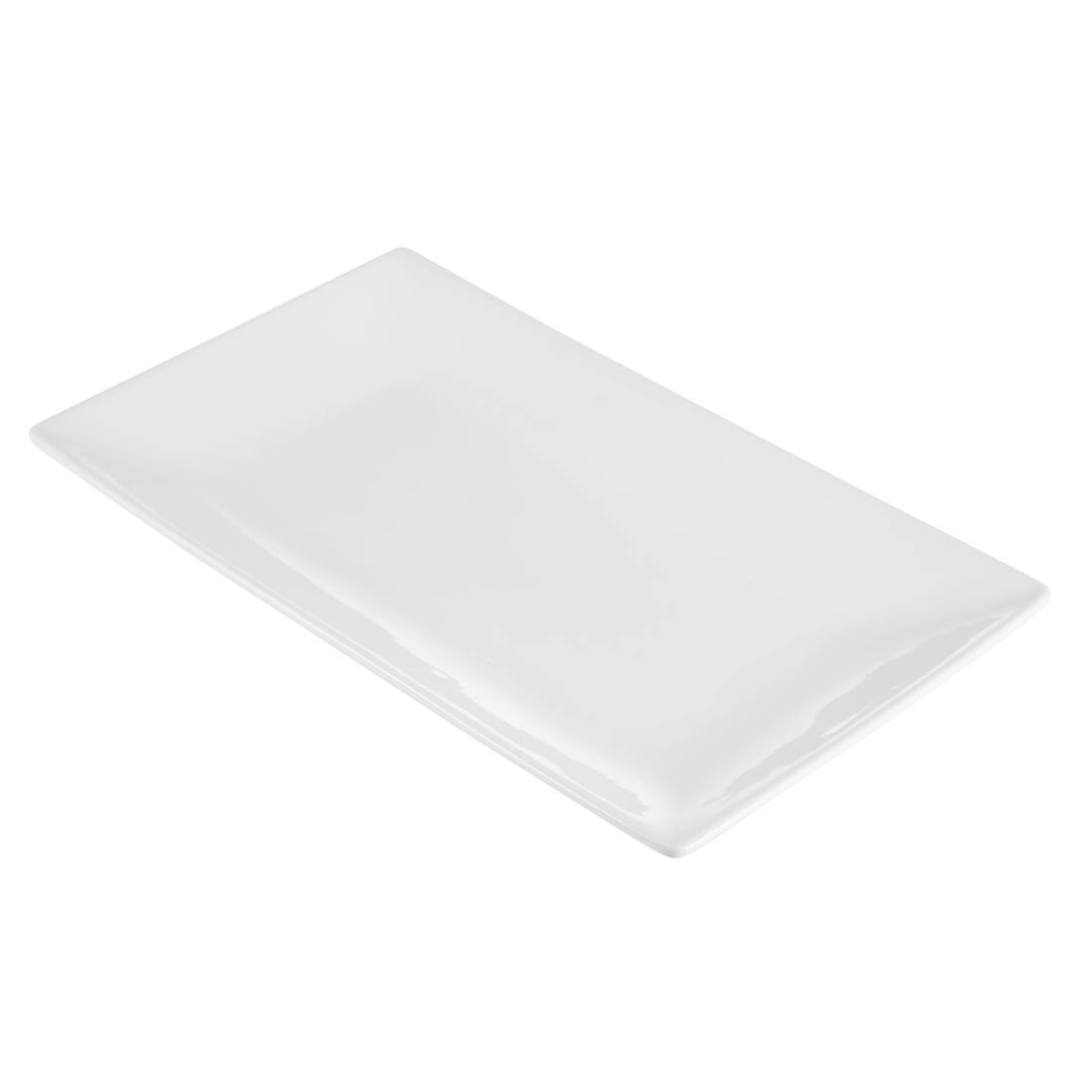 Vous pouvez acheter un Plat rectangulaire de service 310 x 180mm Olympia (Lot de 2) chez Supplierz BV