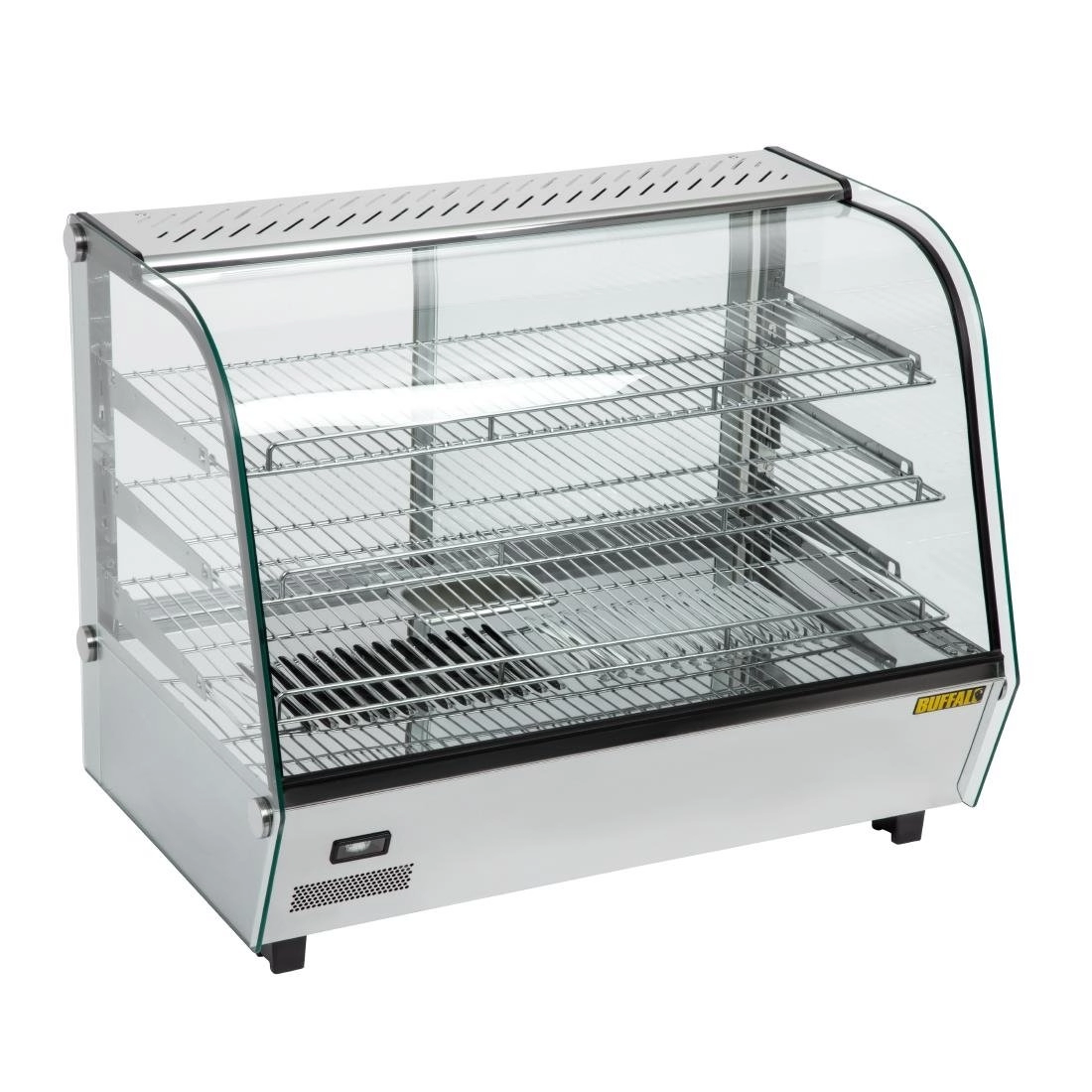 Een Buffalo warmhoudvitrine 160L 67(h) x 86,8(b) x 56,8(d)cm koop je bij Supplierz BV