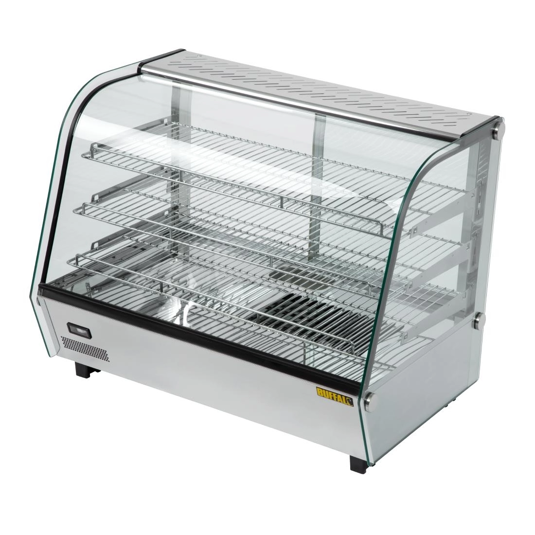 Een Buffalo warmhoudvitrine 160L 67(h) x 86,8(b) x 56,8(d)cm koop je bij Supplierz BV